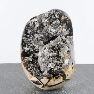 Septaria avec cristaux de quartz